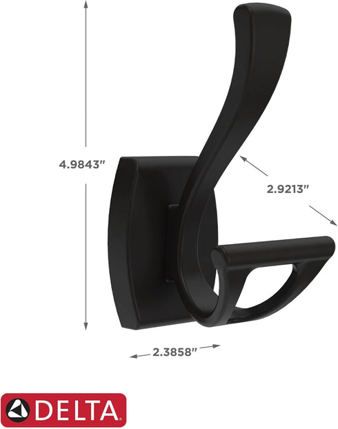 Delta DAN35-MB Dansant Towel Hook in Matte Black