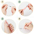 FIOVER Cat Pens, 4 Pcs Gel Pens, 0.5mm Quick Dry Black Ink, Fine Point Smooth Writing for Cat Lover Gifts