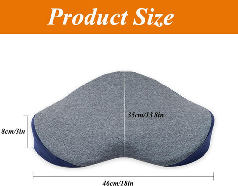 YBLANDRV 46x35x8cm) Seat Cushion, Office Chair Cushions, Memory Foam Desk Chair Cushion, Orthopedic Seat Cushion