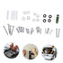 OSALADI 1set Tv Mounting Screws Iron Hardware for Wall-Mounted Tv Stands Easy Installation Expansion Screws for Flat