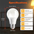 VOLIVO 12 Pack A19 LED Light Bulbs, Daylight 5000K, 9W(60 Watt Equivalent), 800 Lumens, 120V, E26 Standard Base, Non-Dimmable LED Bulb, UL Listed and FCC Certified, Energy Saving by VOLIVO