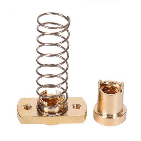 2-Pack CR10 Z Axis T8 Anti Backlash Brass Nuts for Upgrade Ender 3, Ender 3s, Ender 3 Pro V2, CR-10 Tornado 3D Printer