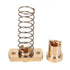 2-Pack CR10 Z Axis T8 Anti Backlash Brass Nuts for Upgrade Ender 3, Ender 3s, Ender 3 Pro V2, CR-10 Tornado 3D Printer