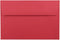 JAM PAPER A9 Colored Invitation Envelopes | 5 3/4 x 8 3/4 | Red Recycled | 50/Pack
