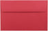 JAM PAPER A9 Colored Invitation Envelopes | 5 3/4 x 8 3/4 | Red Recycled | 50/Pack