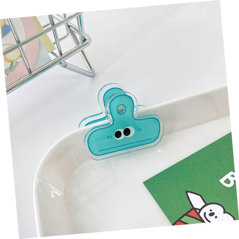 BESTOYARD Small Eye Clip, 8pcs, Cute Binder Folder Decorative Binder Food Sealing Clips, Creative Binder Clips