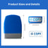 Self Inking Office Stamp Set, 8 PCS Stamps for Approved, Paid, Completed, Copy, Faxed, Scanned, Business Stamps