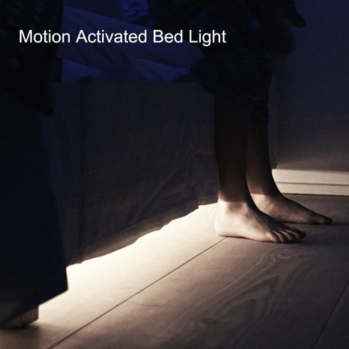 9.8ft Closet Counter 4000K Under Cabinet Lighting Motion Led Strip Lights Battery Powered Basement Trunk Bed Stair