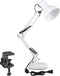 TORCHSTAR Metal Desk Lamp with Clamp, Swing Arm, Architect Adjustable Gooseneck Table
