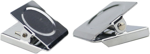 Ogrmar Metal Clip - 1.2" Refrigerator Whiteboard Wall Magnetic Memo Clip, 12 Pack