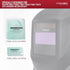 FYSCEMZZ 10PCS 770856 - Replacement Welding Helmet Clear Lens Kit for Inner and Outer Protective