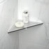 Corner Shower Shelf, 304 Stainless Steel 12" Brushed Recessed Bathroom Shelf, Grout