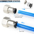 TAILONZ PNEUMATIC Female Straight 5/16 Inch Tube OD x 1/4 Inch NPT Thread Push to Connect Fittings (Pack of 10)