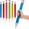Tinlade 6 Pcs Wooden Jumbo Pencils for Prop, Funny Big Pencil, Huge Giant Pencil 14 Inch for Kids