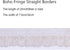 Boho Fringe Straight Borders Knotted Fringe Bulletin Board Border Strips 65.6 Feet x 2.99 Inch Boho Fringe Borders Decorations Tassel Fringe Trim for Classroom Home School Blackboard by Tenare