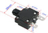 5 Amps Thermal Circuit Breakers Push Button Manual Reset Overload Protector Switch 5A 125/250V AC 32V DC 2Pin 10Pcs by Aoje-Link