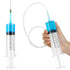 150ml Syringe with 27.6 Inch Tube and Blunt Needle 14G 1.5”, Large Plastic Syringe for Scientific Labs, Watering