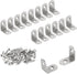 SDTWZW L Bracket 1" Corner Brace 90 Degree Right Angle Metal Support Fastener