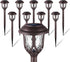 EXCMARK 10 Pack Solar Lights Outdoor Decorative Garden Yard Lights for Pathway