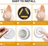 Closet Closets, 4 Pack Under Cabinet Lighting, Tap Light Battery Operated LED Puck Lights Cordless adhesive lights