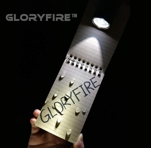 GLORYFIRE Waterproof Notebook Tactical All-Weather Memo Notepad with Waterproof Grid Paper, 3"x5" (5pcs)