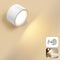 LED Wall Mounted Lamps, Battery Operated Rechargeable Wall Lights, 3CCT & Dimmable,