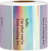 WRAPAHOLIC Hello I'm What You've Been Waiting for Stickers, Black Ink Holographic Silver Labels