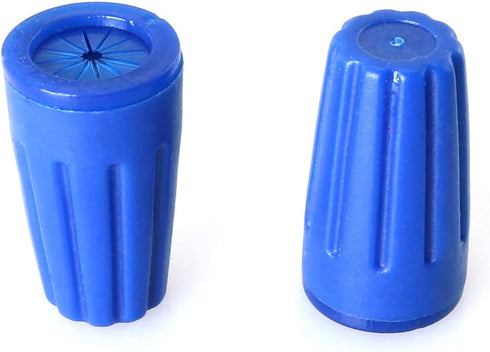 Waterproof Wire Connector, 10PCS Blue Waterproof Weatherproof Twist-On Grease Caps for Outdoor Electrical Wire Nuts
