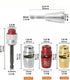 Wire Stripper for Drill, Electric Drill Wire Stripping Tool Attachment, Quick Cable Stripper and Twister Set