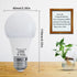 LUXON Radar Motion Sensor Light Bulbs, Dusk to Dawn LED Bulbs, 5W 6000K Cool White, A19 E26 Base, Pack of 2.