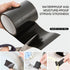 Flexible Rubberized Waterproof Tape, 4 in x 5 ft Patch & Seal Tape for Leaks, Working Underwater, Indoor Outdoor Use - Home RV Roof Plumbing and Pool Repairs, Black