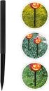 10 Pack HANABASS Outdoor Ground Stakes for Solar Lights Landscape Lighting Spike Replacement Accessories for Garden