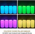4-Pack 3x6 IP64 Multicolor Outdoor LED Pillar Candles with Timer and Remote - Waterproof Color Changing LED Pillar