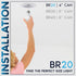 BR20 Bulb, 45W 3500K Dimmable, 460 R20 Bulb 6.5W, E26 (4 Pack) LUXRITE LED Equivalent, Natural White, Lumens, LED Flood