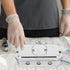 Stainless Steel Medical Storage Case with Lid and Holes Utility Tray for Doctor Tools for Organizing Instruments
