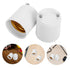 LIFKOME 2pcs Bulb Light Adapter Socket Converter Secure Lighting for Chandeliers Table Lamps Wall Sconces Upgrade Your