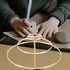 3-Tier 9.84In Lampshade Frame, Lamp Ring Support, Iron Metal Material, for DIY Pendant Light Chandelier Wall Sconce
