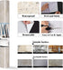 LACHEERY Marble Contact Paper for Cabinets, 12"x160" Decorative Self Adhesive Wallpaper for Kitchen Backsplash