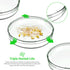 40 Pack Sterile Plastic Petri Dishes with Lid, 90mm Diameter x 15mm Deep (90MM-40PACK)
