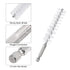 5Pcs Nylon Bore Brush 19mm Dia Cleaning Twisted Wire Brush with Handle, 1/4 Inch Hex Shank