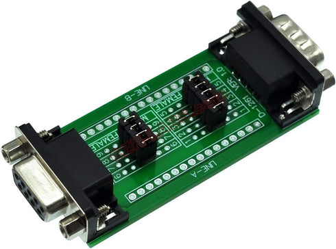 Electronics-Salon DB9 DB9 CZH-Labs D'sub Diagnostic Test Breakout Board, DSUB Connector Male to Female.