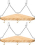 onsogi Fabric Wall Cubicle Corner Shelf with Hooks for Work Decor, Wooden Cubicle