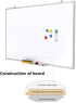 Magnetic Whiteboard/Dry Erase Board 24 x 36 Inch, Lightweight Wall Mount Aluminum Frame