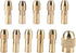 11pcs 4-jaw Copper Drill Chuck Collet Set for Mini Electric Grinder, 0.5-3.2mm Tool Accessories