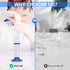 Thick Glass Graduated Cylinder 250ML with Anti-Falling Plastic Base, Bumper Guards, and Glass Dropper for Measuring