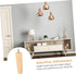 4pcs M8 5x15cm Beavorty Wood Furniture Legs Tapered Table Legs Cabinet Feet with Threaded Rod for Coffee Table Desk