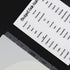 MEI YI TIAN 4 Sheets Black White Budget Monthly Tab Stickers for A6 Budgeting Binder Pockets