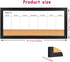 Magnetic Weekly Dry Erase White Board and Cork Board, Black Wood Frame,Magnetic Surface Whiteboard for Home Office and Wall Decor(ZHZL-2040BK) by Umtiti