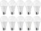 Satco S11438 12-Watt A19 LED Light Bulbs, 75-Watt Replacement, 5000K Natural Light, 10 Pack