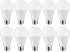Satco S11438 12-Watt A19 LED Light Bulbs, 75-Watt Replacement, 5000K Natural Light, 10 Pack